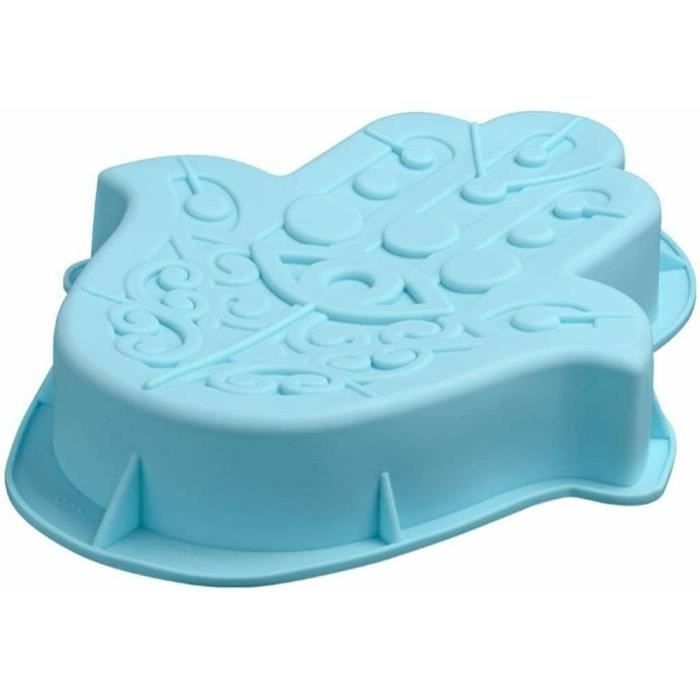Moule 3D Silicone Grande Main De Fatma Fatima Hamsa Pour Gâteaux