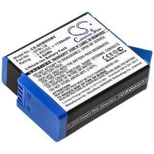 Batterie GoPro Batteries Vhbw Pour GoPro Hero 3 - Lot 2 Packs 1180mAh Li-Poly Pile Rechange Gopro