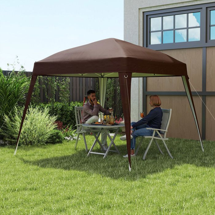 Toit De Rechange 3x3 M Beige – Tonnelle Pliable Imperméable 160 G/m² – Résistant Tempêtes & Hiver – Housse Tente De Jardin / Fête