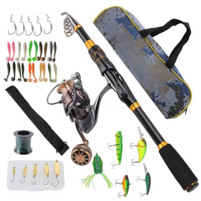 Insert De Réparation En Fibre De Carbone Pour Canne à Pêche - Tige Solide Noire, 10 Cm