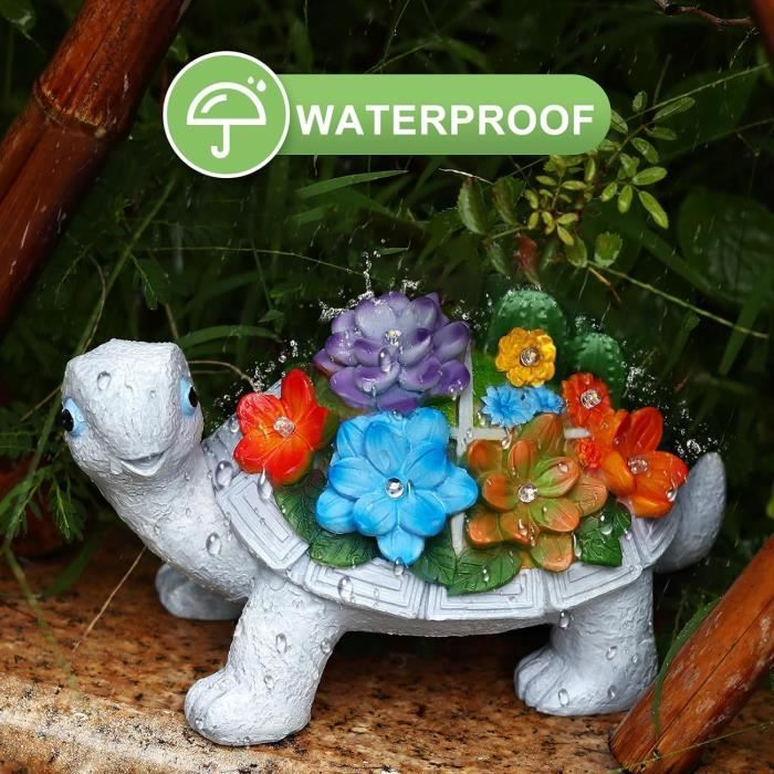 LESES Carillon à Vent Tortue De Mer Pour Extérieur Avec 4