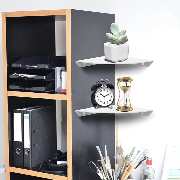 Lot De 3 Étagères Flottantes Hexagonales En Bois - Décoration Murale Moderne Pour Salon, Chambre