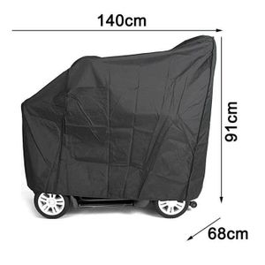 Housse étanche Pour Trottinette électrique Avec Trous De Verrouillage, Protection Résistante à La Poussière / à La Pluie / Aux Lames (sans Siège, 120 Cm X 115 Cm