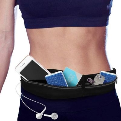 Lot De 2 Sacs Banane De Running – Élastiques, Compartiment Secret, Pour Téléphone, Clés, Courses, Vélo