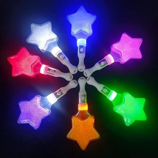 Violet - Bâton Lumineux en Forme de Pentagramme LED pour ixd'Anniversaire,  Mariage, Noël - Cdiscount Maison