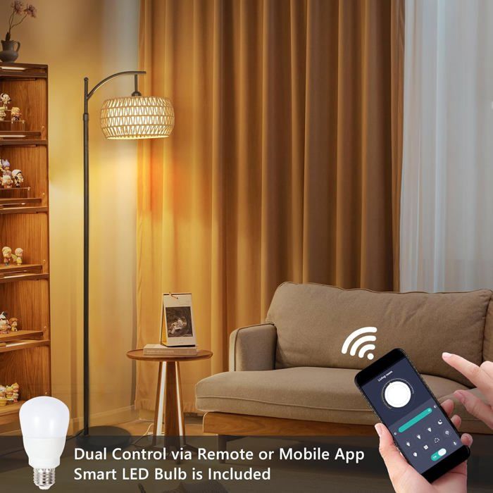 Lampe De Table Led Sans Fil À Intensité Variable Avec 7 Couleurs - Mode Rvb - Batterie