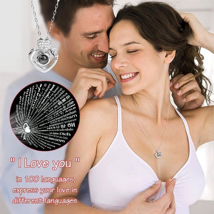 Lot De 2 Colliers Arcane Bue Rose Pour Homme Et Femme, Cadeau