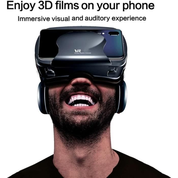 Casque VR FunGear 3.0 – Réalité Virtuelle Pour Smartphone – Noir – Modèle HT1400