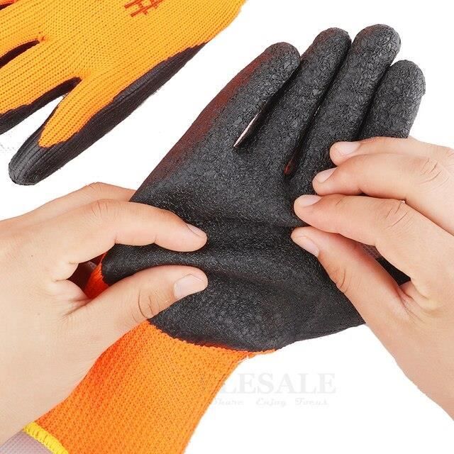 GANT DE CHANTIER,Half Coated--Gants thermiques de sécurité