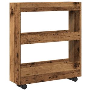 Casier d'atelier en bois - Factory Vintage