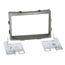 Adaptateur de façade 2-DIN Porsche 911 Cayman dark gris Boxter