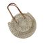 Sac Rotin Sac de Plage Rond Femme Paille Sac de plage Paille Ronde D/ét/é tiss/ée /à la Main Tiss/ée /à la Main Voyage Vacances Id/éal Cadeau pour Femme Fille