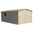 Garage en bois TIMBELA - 516 x 324 cm - Construction de Panneaux - M101-0