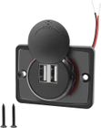 10 BUONI PROPOSITI PORTALI CON TE Prise USB 12V,Port USB 12V,3.1A Prise USB Camping Car 12V,Prise USB Voiture 12V,Chargeur USB Voiture pour Voiture Bus Camping Car