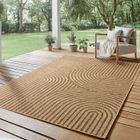SIMPEX Tapis dintérieur et dextérieur idéal pour salon, cuisine, modern, terrasse, jardin et balcon, 200x290 cm
