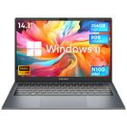 Ordinateur portable CHUWI GemiBook XPro 14,1" avec processeur Intel N100, 8Go RAM, 256Go SSD et batterie 5000mAh