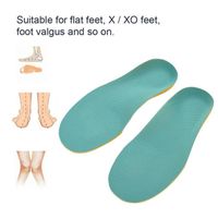 Qiilu Semelles orthopédiques Orthotic Corrective Arch Support Cushion Shoe Inserts Semelles Pads pour enfants