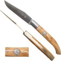 Couteau le Basque à manche en bois d'olivier