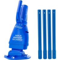 Aspirateur Electrique Aqua Broom Recharge - EDENEA - Pour piscine et Spa - Batterie Lithium-Ion - Bleu