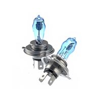 Ampoule Plasma H4 100W Effet Xénon - Blanc 8000K, Halogène, Compatible H4 P43T