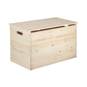 COFFRE - MALLE Coffre de rangement - 80 x 40 x 50 cm - pin massif