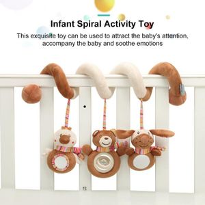 SPIRALE - TORTILLON SPR jouets en peluche en spirale pour poussette Jouet d'activité en spirale pour bébé exécution fine douce et durable HJ011