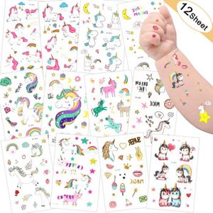 Accessoires Anniversaire Licorne Denfant Tatouages Temporaires De Licornes Atouages Ephemeres Enfants Autocollants De Plus De 300 Tatouages Motifs Avec Accessoired De Licornes Pour Filles Jeux Et Jouets Lemoncitylive Com