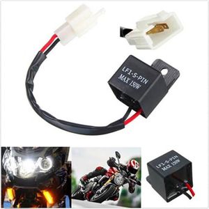 Relais de Clignotant /à 2 Broches Keenso Voyant de Clignotant de Goupille de 12v LED Signal de Clignotant Electronique de Moto R/églable