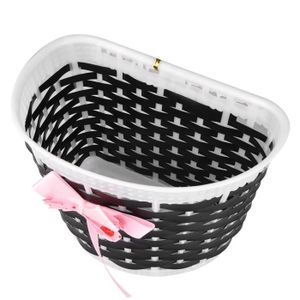 Panier à vélo YSTP - Blanc - PE - 21x16x16cm - Sangles réglables