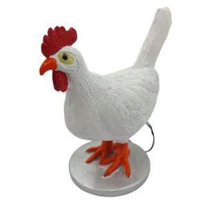 LAMPE DECORATIVE BLL Lampe poule en résine lumière LED - Décoration