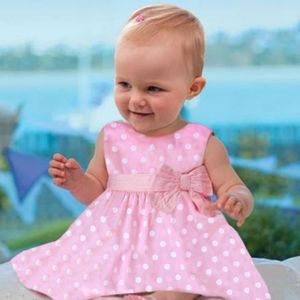 Bébé Filles or Rose Imprimé Léopard Robe Âge 3-6 mois porté une fois 