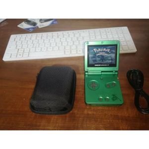 CONSOLE GAME BOY ADVANCE Nintendo Game Boy Advance Sp Rayquaza Édition Pokemon  + un JEU gba(aléatoire)