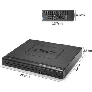 Maite DVD Player, Multi région pour TV, Connexion HDMI AV/entrée USB/entrée  Mikrofon, supporte Le système NTSC/PAL, télécommande, Lecteur DVD HD avec  Toutes Les régions : : High-Tech