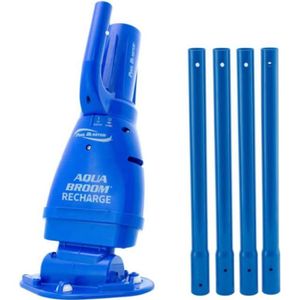 ROBOT DE NETTOYAGE  Aspirateur Electrique Aqua Broom Recharge - EDENEA - Pour piscine et Spa - Batterie Lithium-Ion - Bleu