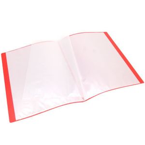 Porte-vues Souple 30 Feuilles Format A4 - Couleur Gris - Pour Classement, Présentation, Documents