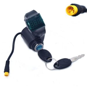 PIECES DETACHEES TROTTINETTE ELECTRIQUE Voltmètre de trottinette électrique,voltmètre d'accélérateur avec Affichage de tension numérique pour Kugoo M4 Pro