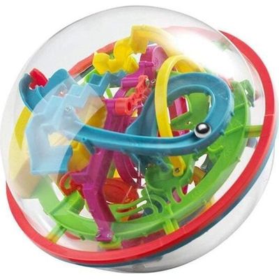 Annadue Boule de Labyrinthe à gravité 3D, Jeu de Puzzle éducatif, Jouet d'exercice d' Intéressant pour Le Divertissement à la Maison, Boule de Labyrinthe Amusante pour Enfants et Adultes, Jeu de