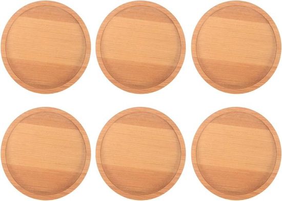 Abaodam Lot De 3 Pots De Fleurs D'extérieur En Céramique - Plateau Rond Pour Plantes - Bac à Plantes - Bac Rectangulaire