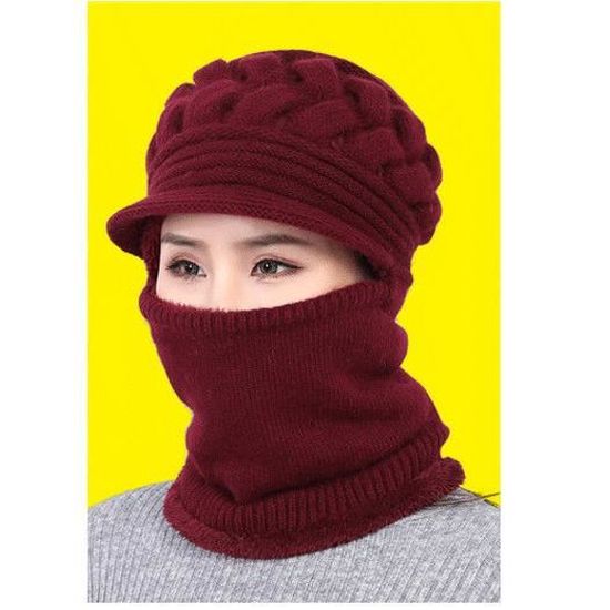 Chapeaux d'hiver pour hommes skullies Bonnets Cagoule Masque Bonnet tête Warmers Turbans