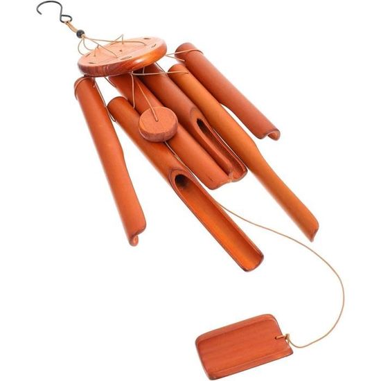 Carillon à Vent Halloween – Kit DIY 8 Formes à Peindre – Activité Manuelle Enfant – Déco Jardin