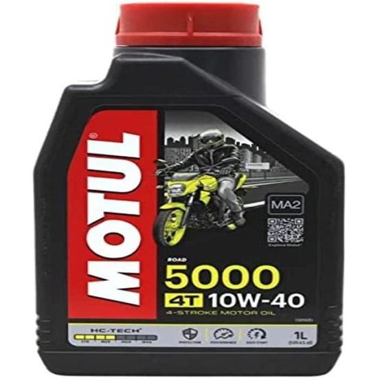 Huile Moteur MANNOL 10W-40 – 10 Litres – Pour Moto 4 Temps – API SN JASO MA/MA2 – Neuf En Bidon