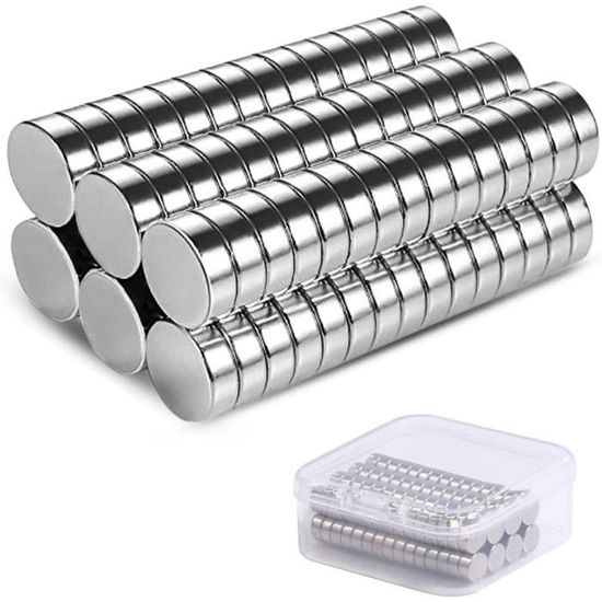 Petits Aimants de Réfrigérateur – 6mm x 3mm - Mini Aimant en Néodyme Ultra  Puissant pour Frigo, Surfaces Magnétiques, Tableau A365 - Cdiscount Maison
