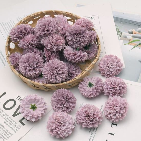 Couronne Murale Cœur Eucalyptus & Chrysanthèmes - Décoration Porte Printanière