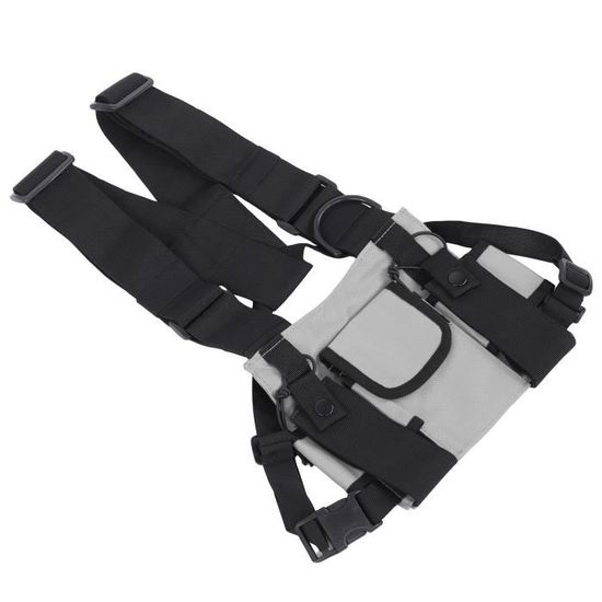 noir Nouveau sac de poitrine tactique extérieur sac de rangement de sac