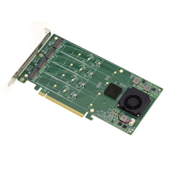 KALEA-INFORMATIQUE Carte contrôleur M2 PCIe 3.0 x16 pour 4 SSD M.2 NVMe