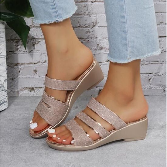 Comfowear - Sandales orthopédiques plates à la mode