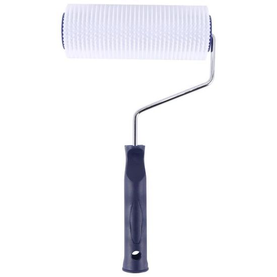 Cadre Rouleau Prodec 17,8 Cm – Poignée Plastique Rouge, Barre 8 Mm, Cage Filetée