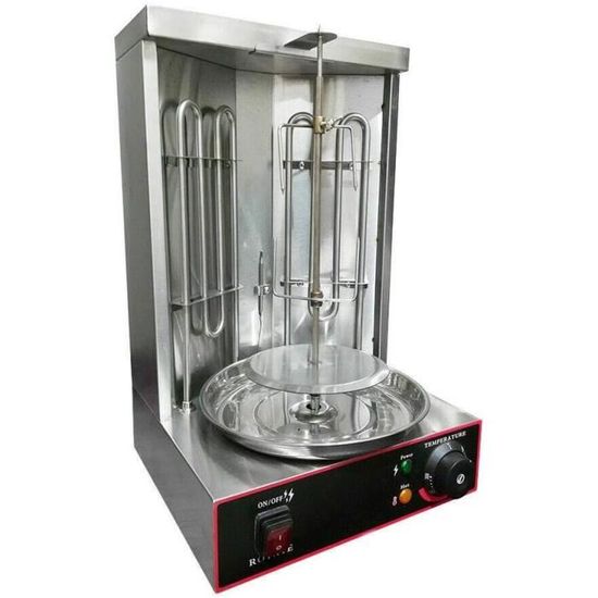 Grill Electrique Barbecue 1000W Grill Vertical Gril U00e0 Kebab Electrique Tempu00e9rature 400 500u2103 Pour Barbecue Electrique Sur Pieds