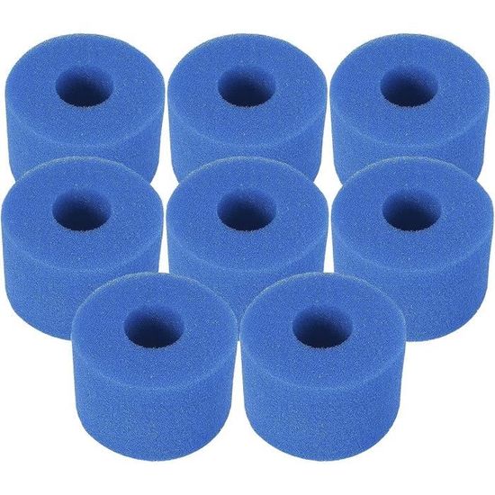 24 Éponges Absorbantes Anti-Huile Et Anti-Mousse Pour Spa Et Piscine – Filtre Éponge Blanche Efficace Et Facile D'Utilisation
