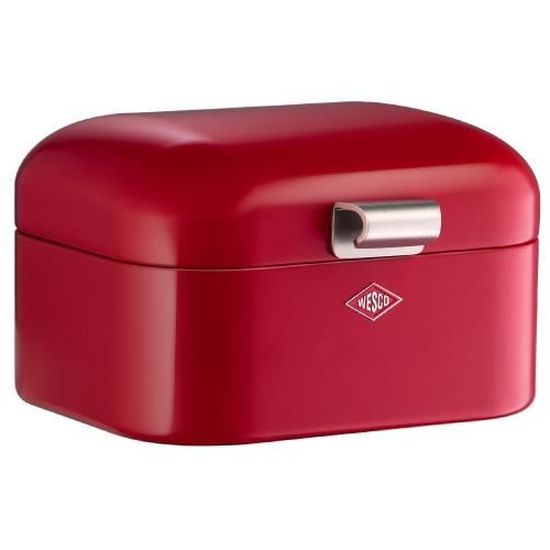 Wesco Grandy Boîte à Pain En Acier - Noir - Boîte à Viennoiseries Et Pain